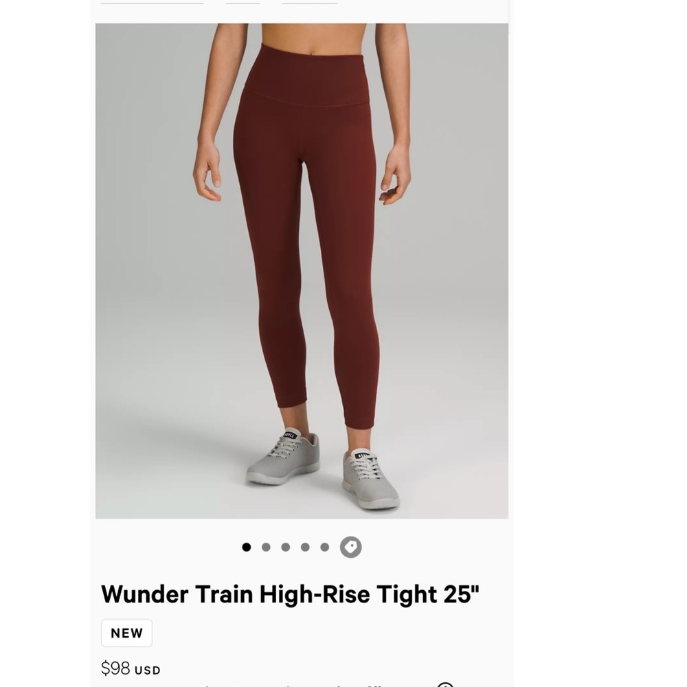 lululemon wunder train hr tight 25”
